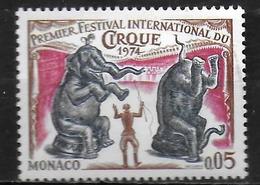 MONACO  N° 975   * * Cirque Elephants - Cirque