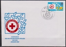 DDR FDC1987 Nr.3088 Kongress DRK   (d 2647 ) Günstige Versandkosten - 1981-1990