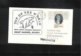 USA 1980 Naval Arctic Research Laboratory Point Barrow,Alaska Interesting Cover - Scientific Stations & Arctic Drifting Stations