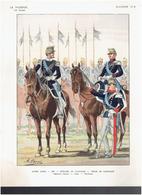 UNIFORME ARMEE SARDE 1859 OFFICIER CAVALERIE REGIMENTS NOVARA AOSTA MONFERRATO SARDAIGNE ITALIE LE PASSEPOIL CERVI - Uniformes