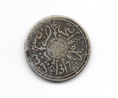 MAROC - 1 DIRHAM (1/10 RIAL )  1317 H Paris - Hassan I - Argent - Marokko