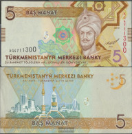 Turkmenistan Pick-number: 30 Uncirculated 2012 5 Manat - Turkmenistán