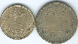 Spain - Regency - 1953 - 1 Peseta - KM775 & 2½ Pesetas - KM785 - Altri & Non Classificati