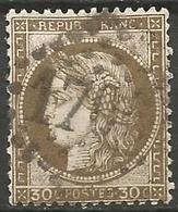 France - Napoleon III Et/ou Cérès - Oblitération Sur N°56 - GC 1706 GRANVILLE (Manche) - 1849-1876: Klassik