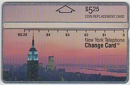 USA NYNEX NL-06 NYC By Night , Black Letters, 212A, Mint - [1] Hologramkaarten