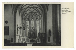 Rochlitz Sa. Altar Der St. Kunigunden-Kirche Gel. 1959 Postkarte Ansichtskarte - Rochlitz