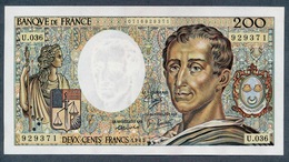 200 Francs Type Montesquieu 1985 NEUF  U.036  Fay 70-05 - 200 F 1981-1994 ''Montesquieu''