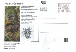 Czech Republic 2020 - Prehistoric Spider, Special Postcard (postal Stationery), MNH - Spinnen