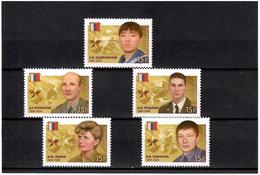 Russia 2012 . Heroes Of Russia. 5v X 15 R.   Michel # 1818-22 - Ungebraucht