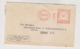 AUSTRALIA,1941 SYDNEY Nice Cover To PENANG - Brieven En Documenten