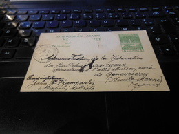1921 ECRIT DE JOHN G. TZAMPARLIS HEAD OF THE TRANSLATION OFFICE OF THE DEPARTMENT OF LASSITHI OF CRETA NEAPOLIS - Enteros Postales