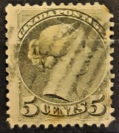 CANADA 1876 - Canceled - Sc# 38 - 5c - Gebraucht