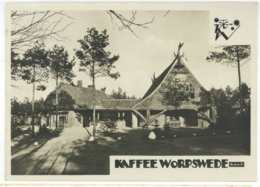 Foto Ansichtskarte 1930 Kaffee Worpswede Osterholz Niedersachsen - Worpswede