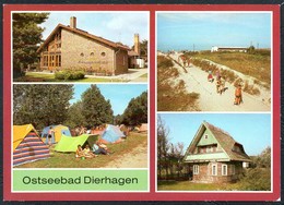 D5941 - TOP Dierhagen - Campingplatz Ferienheim VE Baukombinat Rostock- Verlag Bild Und Heimat Reichenbach DDR - Ribnitz-Damgarten