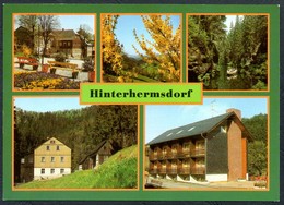 D5968 - TOP Hinterhermsdorf HO Gaststätte Erbgericht Niedermühle - Verlag Bild Und Heimat Reichenbach DDR - Hinterhermsdorf