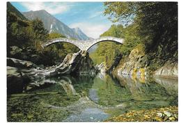 TI 6595  LAVERTEZZO (VALLE VERZASCA), PONTE DEI SALT  1980 - Lavertezzo 