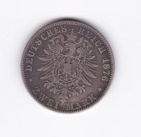 2 Marks Prusse 1876 C  TTB - 2, 3 & 5 Mark Plata