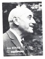 CP Jean Nohain - Spirou - L'Hebdomadaire Des Jeunes De Tous Les Ages - Other Famous People