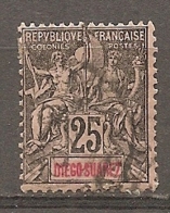 DIEGO - Yt.  N° 45   (o)  25c   Cote  12  Euro  BE  2 Scans - Used Stamps