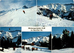Wintersportplatz Elm Im Sernftal / GL - 5 Bilder (37615) * 22. 2. 1978 - Elm
