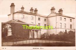 CPA CARTE DE PHOTO BURTON HALL IN BURTON ON THE WOLDS LEICESTERSHEIRE - Autres & Non Classés