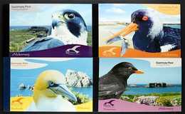 BIRDS ALDERNEY 2006-2009 Resident Seabirds All Four Complete Prestige Booklets, SG ASB16/19, Superb Never Hinged Mint. ( - Zonder Classificatie