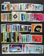 SPACE 1950's-1970's ALL DIFFERENT VERY FINE USED COLLECTION On Stock Pages With Many Complete Sets & Mini-sheets, All Fe - Sin Clasificación