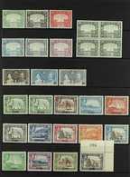 1937-1953 MINT COLLECTION On Stock Pages, All Different, Includes 1937 Dhow Most Vals To 8a Incl 9p Block Of 4 NHM, 1939 - Aden (1854-1963)