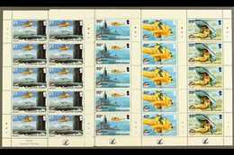 2011 Search & Rescue Set, SG 1103/6, In Sheetlets Of 10. NHM (4 Sheetlets) For More Images, Please Visit Http://www.sand - Ascensión