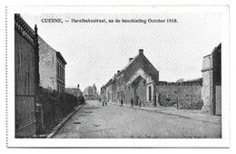 Kuurne - Cuerne  *  Harelbekestraat, Na De Beschieting Oktober 1918 - Kuurne