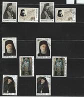 1977 - ZYPERN + GRIECHENLAND - MAKARIOS 4 SETS  MNH+USED - Andere & Zonder Classificatie