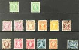 1909-16 KEVII MINT DEFINITIVES Presented On A Stock Card That Includes 1909-12 ½d X2, 1909-16 perf 14x14½ Set To 5d (x2) - Otros & Sin Clasificación