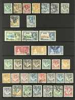 1925-63 USED COLLECTION. An ALL DIFFERENT Collection Presented On A Pair Of Stock Pages That Includes 1925 KGV Range To  - Rodesia Del Norte (...-1963)