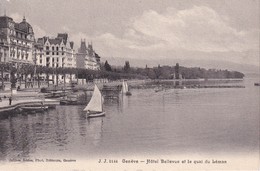 SUISSE       CARTE POSTALE DE GENEVE HOTEL BELLEVUE - Bellevue