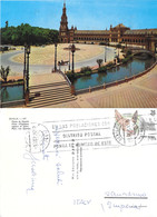 Delcampe - Siviglia. Piazza Di Spagna. Viaggiata 1983 - Sevilla