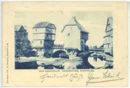 Ansichtskarte Bad Kreuznach Nahebrücke 1901 - Bad Kreuznach