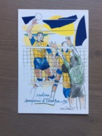 Cartolina In Bianco Panini Philips Pallavolo Maschile Modena - Volleybal