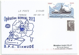 YT 4423 Porte-hélicoptère Jeanne D'Arc - BPC Dixmude - Opératon Serval - Brieven En Documenten