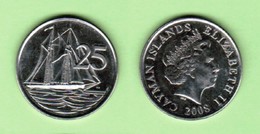 CAYMAN ISLANDS  25 CENTS 2008  #6183 - Cayman (Isole)