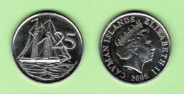 CAYMAN ISLANDS  25 CENTS 2008  #6183 - Iles Caïmans