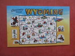 Map Greetings   - Wyoming   >  Ref 4035 - Autres & Non Classés