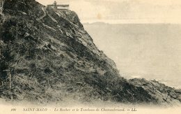 SAINT MALO LE ROCHER ET LE TOMBEAU DE CHATEAUBRIAND - Saint Malo