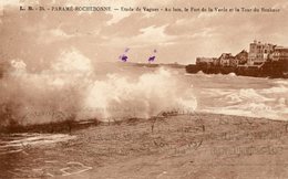 PARAME ROCHEBONNE ETUDE DE VAGUES AU LOIN LE FORT DE LA VARDE ET LA TOUR DU BONHEUR - Parame