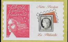 TIMBRE PERSONNALISE AUTOADHESIF - YVERT N°3729A ** PETITE VIGNETTE - Other & Unclassified