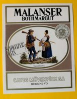 13865 -  Malanser Bothmargut Costumes Des Grisons - Trachten