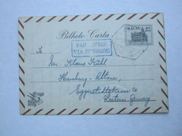 MACAO , Aerogramm 1954 - Postal Stationery