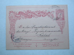 CARAGATSCH   , Seltener Stempel Auf Karte Nach Deutschland  1906 - Lettres & Documents