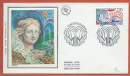 EAU FRANCE SOURCE FDC DE 1988 - Autres & Non Classés