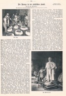 510 - Bronze Kunst Bronzeguß Plastiken Werkstatt Artikel Mit 4 Bildern 1898 !! - Altri & Non Classificati