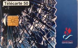 MONACO  -  Phonecard  -  MF 47  -  Expo Lisboa 98   -  50 Unités - Monace
